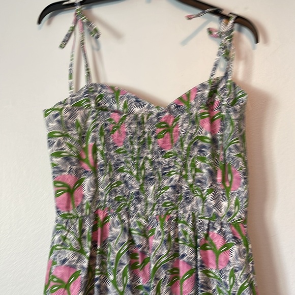 New no tag xl floral dress with slit - Picture 6 of 6